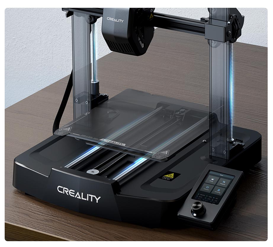 Creality Ender-3 V3 SE 3D printer with AI-assisted calibration for hobbyists looking for the best printer