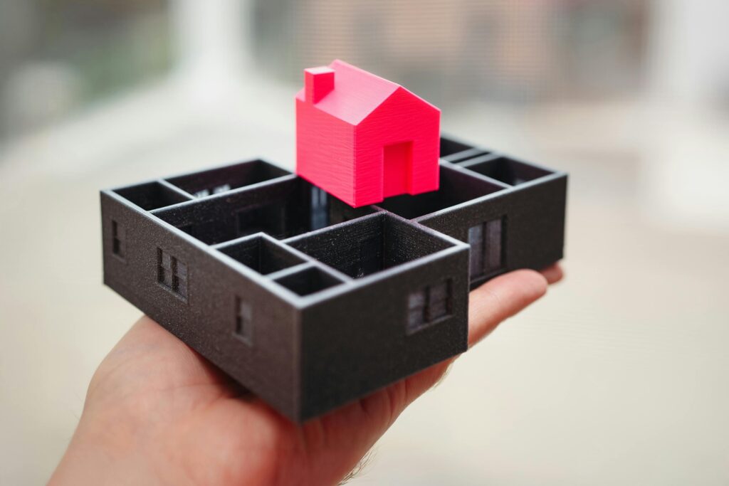 High-quality 3D printed models, demonstrating precision and detail.